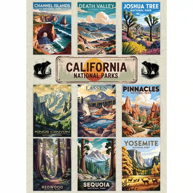 California National Parks Collage Jigsaw Puzzle by MakeYourPuzzles